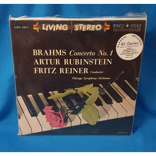 Brahms / Rubinstein / Reiner/ Chicago Symphony Orchestra - Concerto No.1 (4xLP)