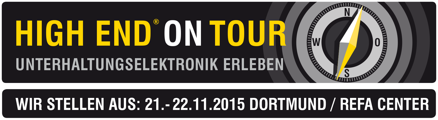 HIGH END®  ON TOUR – 21. bis 22. November 2015, Dortmund